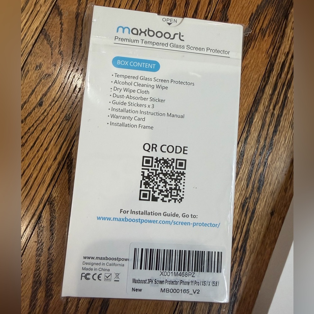 NWT: Tempered Glass Screen Protector for iPhone 11 Pro and iPhone 12 Pro - Picture 2 of 3